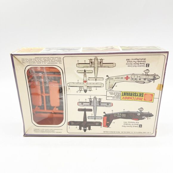 Vintage MATCHBOX PK-107 German Dornier SKYSERVANT Kit 1/72 Scale 1973 SEALED - Picture 3 of 8